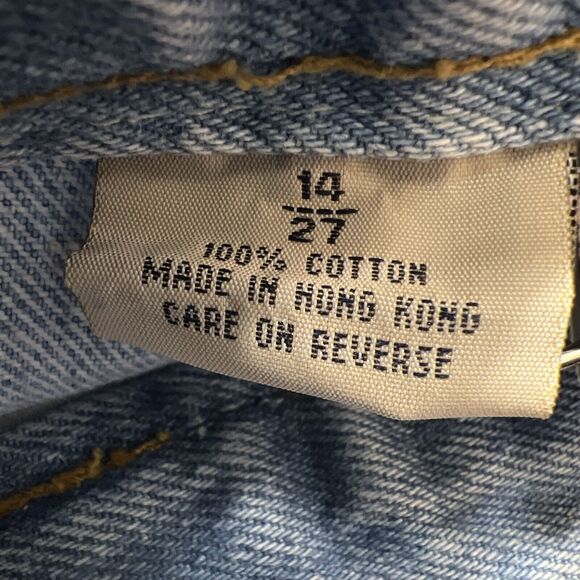 Vintage‎ Guess Jeans 100% Cotton No Stretch High Rise Mom Jeans Size 27 - Picture 5 of 6